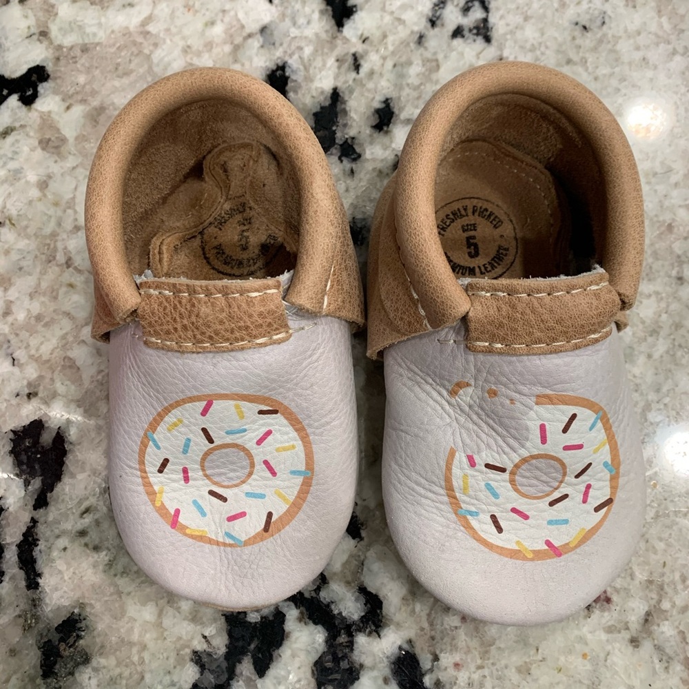 Freshly picked donut moccasins